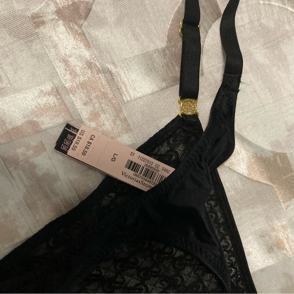 Icon by Victoria's Secret Icon Lace Adjustable Thong Panty - Picture 3 of 3